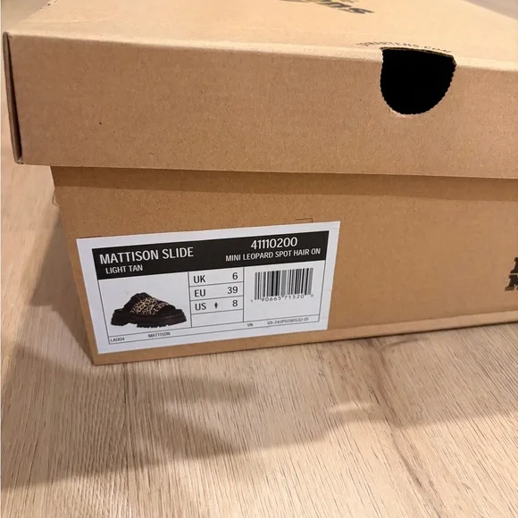 Dr. Martens Mattison Slide Black and Leopard - Picture 5 of 6